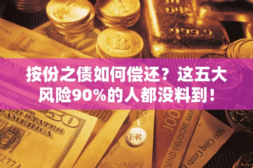 武汉按份之债如何偿还？这五大风险90%的人都没料到！