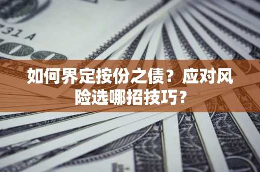 武汉如何界定按份之债？应对风险选哪招技巧？