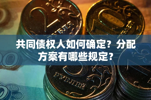 武汉共同债权人如何确定？分配方案有哪些规定？
