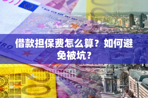 武汉借款担保费怎么算？如何避免被坑？